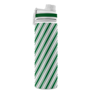 Candy Cane Striped Holiday 22oz Bottle